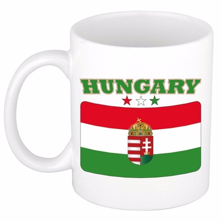 Mok / beker Hongaarse vlag 300 ml