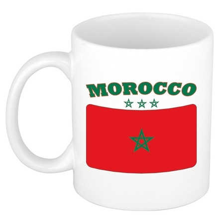 Mok / beker Marokkaanse vlag 300 ml