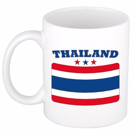 Mok / beker Thaise vlag 300 ml