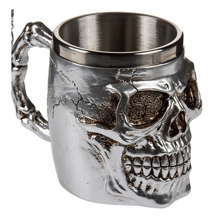 Mug with a skull 16 cm