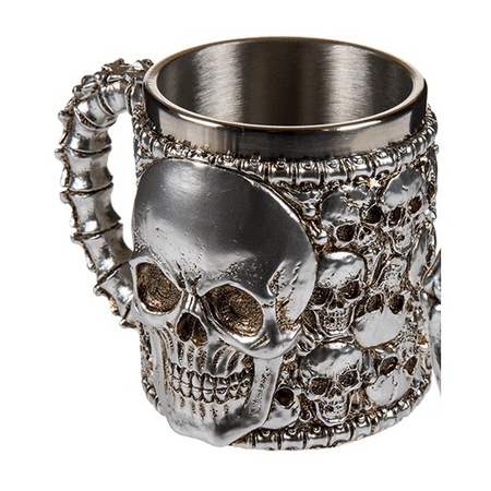 Mug with skulls 16 cm