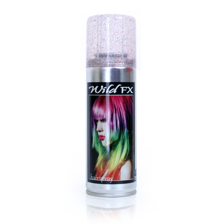 Multicolor glitter haarspray
