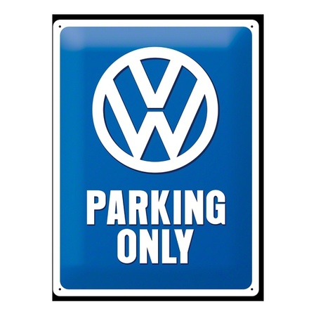 Muurplaat Volkswagen parking 30 x 40 cm