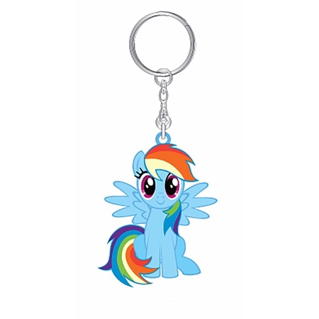 My Little Pony sleutelhanger Rainbow Dash 7 cm voor meisjes