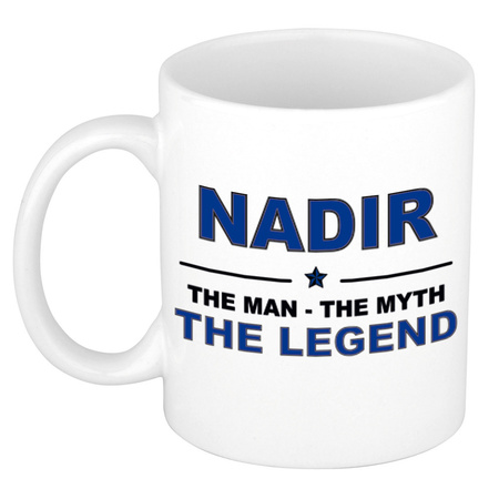 Nadir The man, The myth the legend cadeau koffie mok / thee beker 300 ml