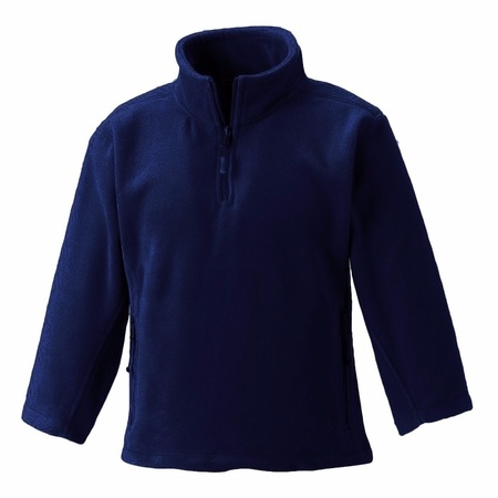 Navy blauwe fleece trui voor jongens