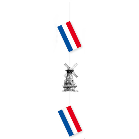 Nederland thema hang slingers met molen 