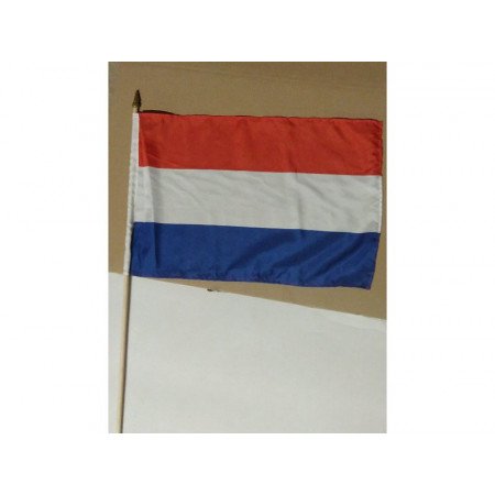 Hand flag Netherlands deluxe