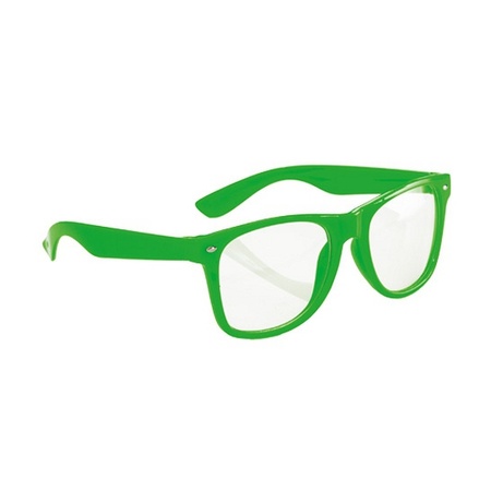 Neon glasses green