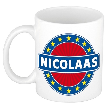 Nicolaas naam koffie mok / beker 300 ml