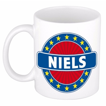 Niels naam koffie mok / beker 300 ml