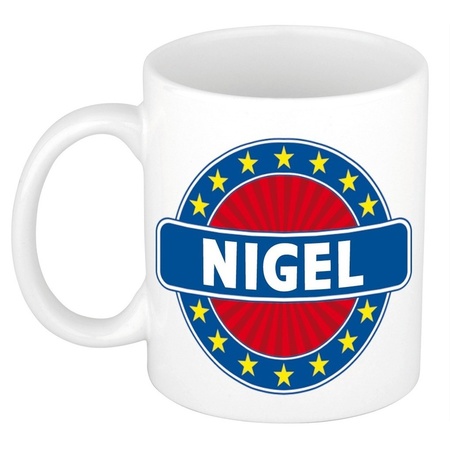 Nigel naam koffie mok / beker 300 ml