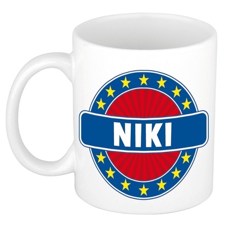 Niki naam koffie mok / beker 300 ml