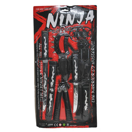 Ninja wapen set 10-delig