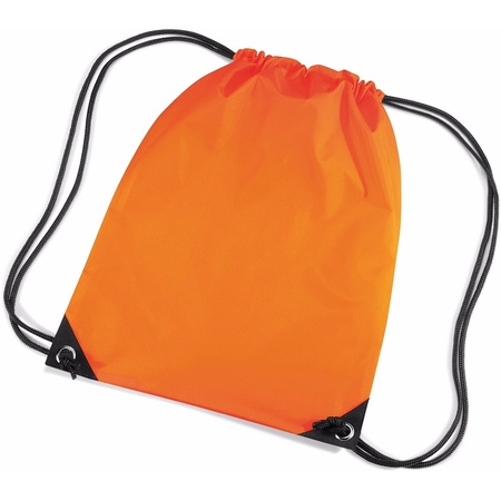 Orange backpack water resistent