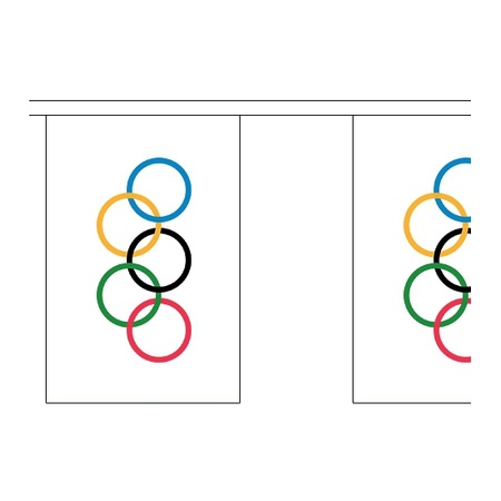 Olympische spelen versiering vlaggetjes pakket