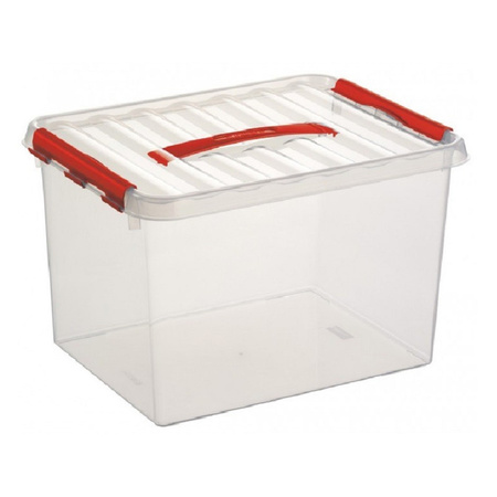 Storage box/storage box 22 liters 40 x 30 x 26 cm plastic