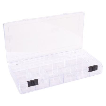 Opberg/sorteer box/dozen met 13 vakken 20 cm