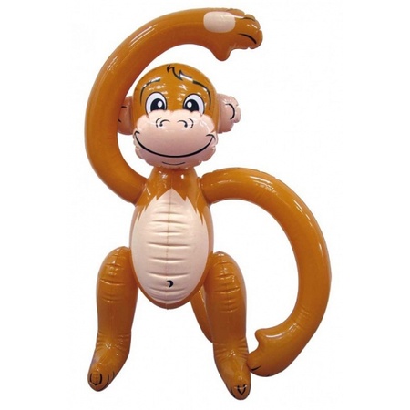Opblaasbaar aapje 61 cm