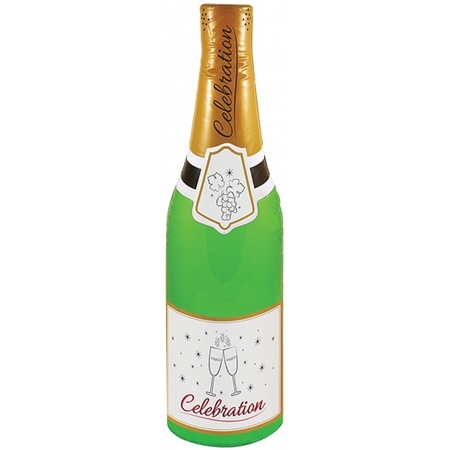 Opblaasbare champagne fles 73 cm