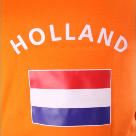 Orange mens singlet flag Holland