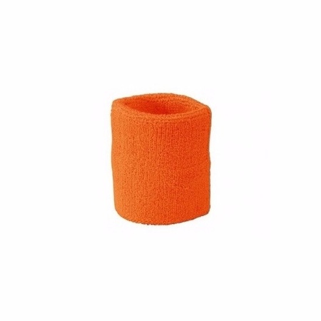 Wristbands sweatband orange