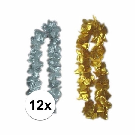 New Years Eve accessories wreaths silver/gold 12x