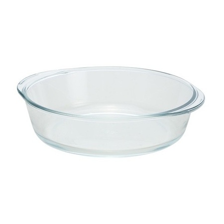 Glass dish round 2,1 liter