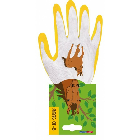 Horse children's glove 8-10 years