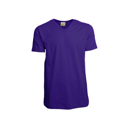 Purple mens v-neck t-shirt