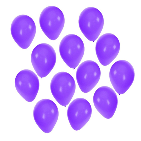 Paarse party ballonnen 50x stuks
