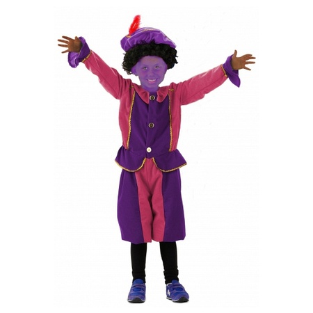 Paarse Piet accessoires set kids