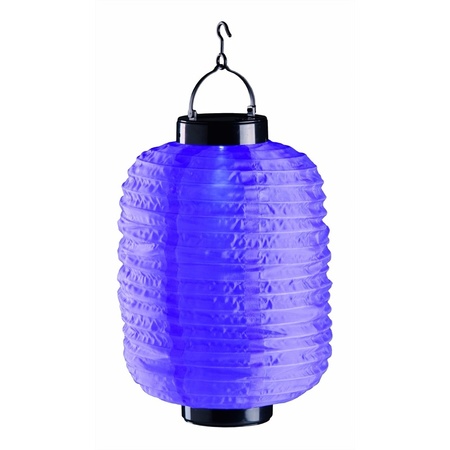 Purple solar lampion lantern 35 cm