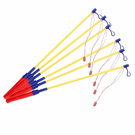 Pack of 30x pieces lantern stick with light