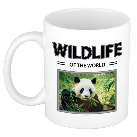 Animal photo mug Panda's wildlife of the world 300 ml