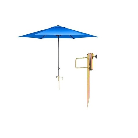 Parasol grondanker / pen 35 mm