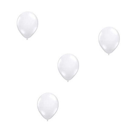 Party Ballonnen - 25 stuks - wit - 27 cm