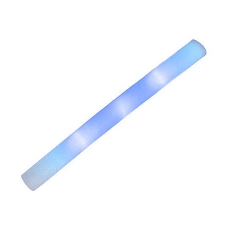 Partystaaf met blauw LED licht 48 cm