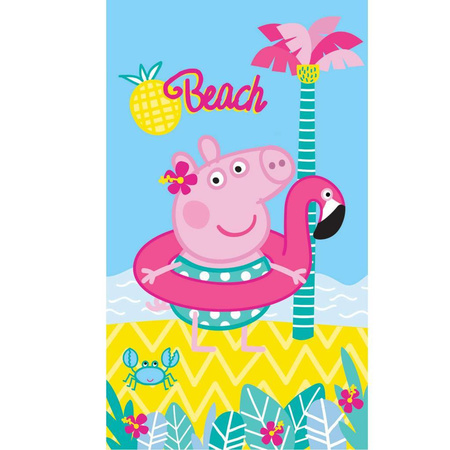 Peppa Pig badlaken/strandlaken 70 x 120 cm