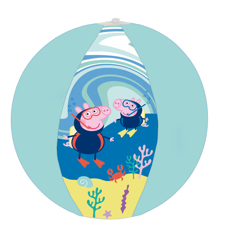 Peppa Pig/Big opblaasbare strandbal 29 cm speelgoed