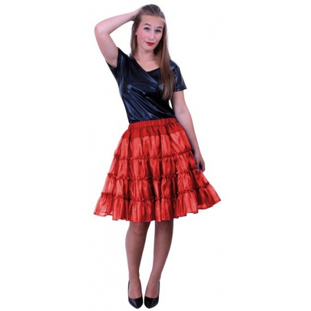 Petticoat 5-laags rood