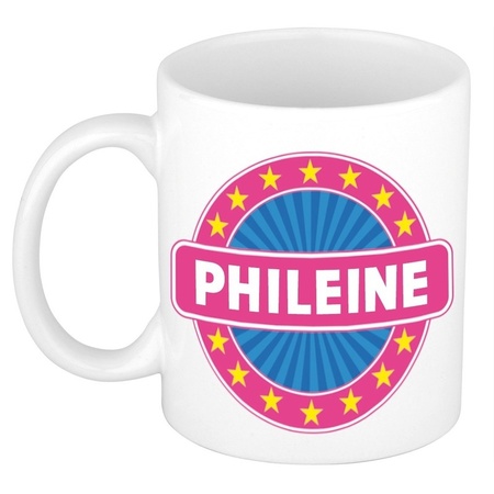Phileine naam koffie mok / beker 300 ml