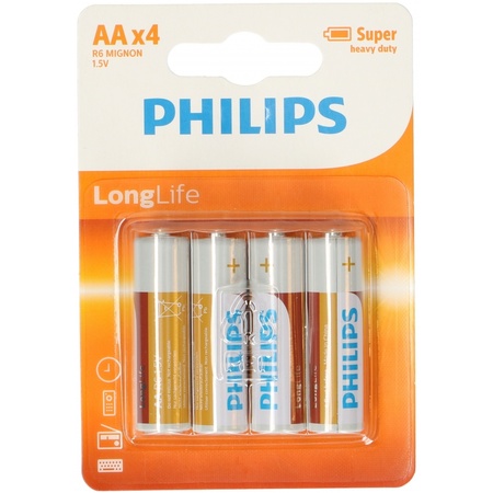 Philips 8 stuks AA batterijen