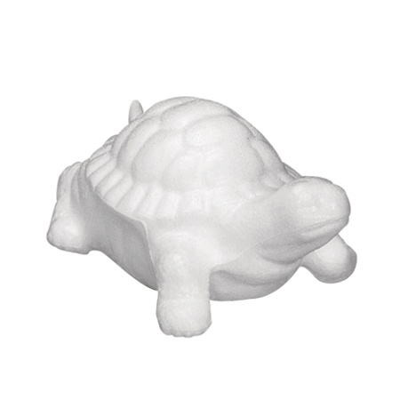 Piepschuim dieren figuren schildpadden van 12 cm