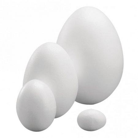 Piepschuim eieren pakket 10 stuks groot
