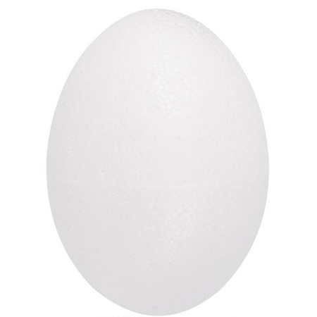 Piepschuim grote paas eieren hobby vorm tweedelig 20 cm