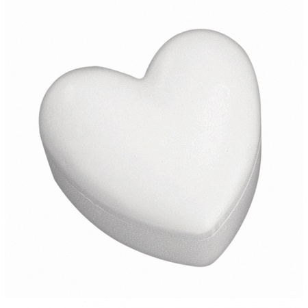Styrofoam heart box 15 cm