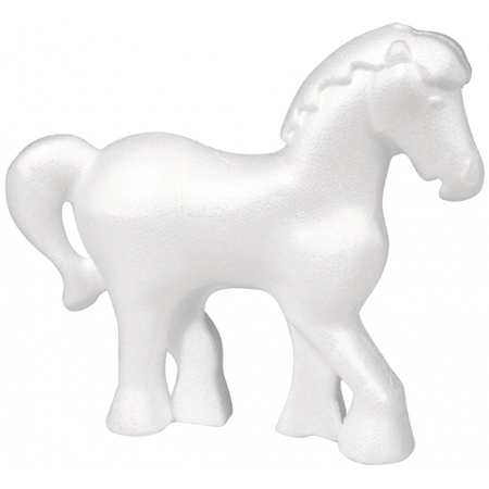 Styrofoam shapes horses 15 cm