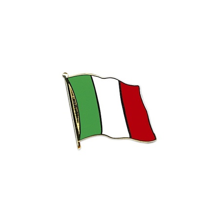 Pin broche speldje vlag Italie 2 cm