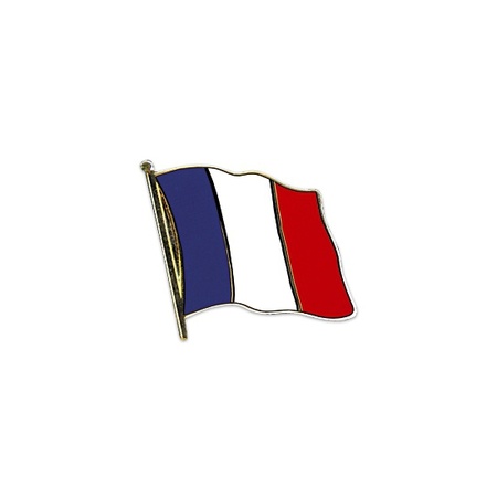Pin speldje broche Vlag Frankrijk 2 cm